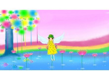 “追忆童年的梦境”PPT动画下载