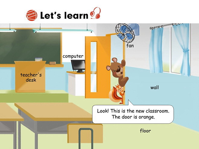 《Unit1 My classroom》Flash动画课件11