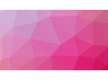 柔和粉色多边形PPT背景图片