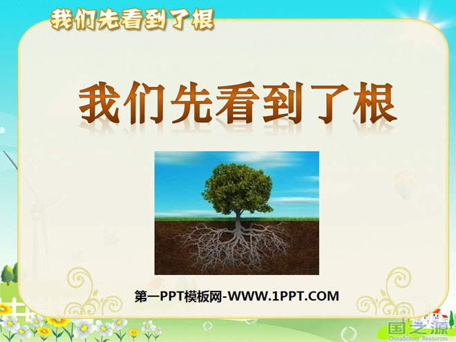 《我们先看到了根》植物的生长变化PPT课件2