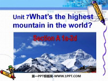 《What/s the highest mountain in the world?》PPT课件5