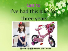 《I/ve had this bike for three years》PPT课件6