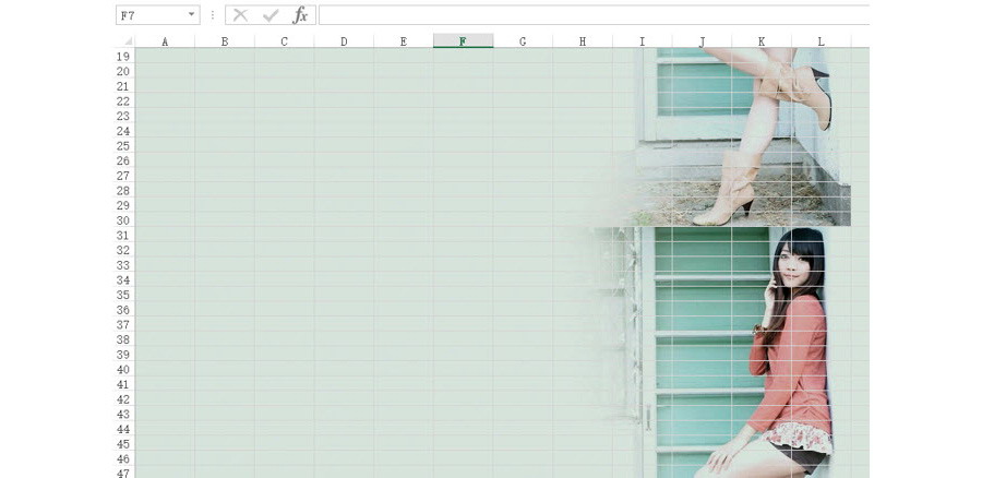 如何在Excel表格中插入背景图片？