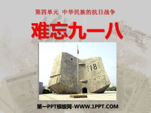 《难忘九一八》中华民族的抗日战争PPT课件6