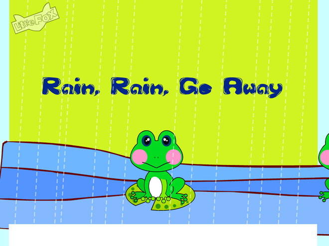 《rain rain go away》Flash动画课件