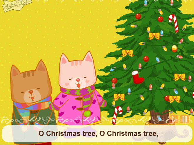 《O Christmas Tree》Flash动画课件