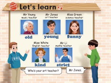 《What/s he like?》lets learn Flash动画课件