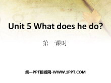 《What does he do?》PPT课件3