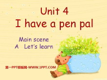 《I have a pen pal》PPT课件5