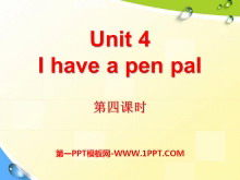 《I have a pen pal》PPT课件12