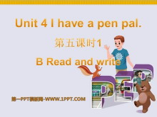 《I have a pen pal》PPT课件16