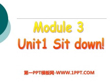 《Sit down!》PPT课件