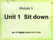 《Sit down!》PPT课件2