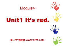 《It/s red》PPT课件