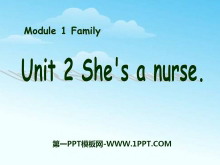 《She/s a nurse》PPT课件2