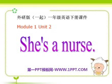 《She/s a nurse》PPT课件4