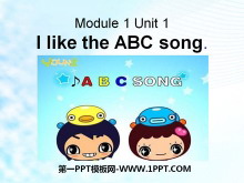 《I like the ABC song》PPT课件2