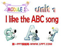 《I like the ABC song》PPT课件3