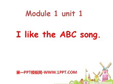 《I like the ABC song》PPT课件4