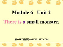 《There is a small monster》PPT课件2