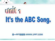 《It/s the ABC song》PPT课件