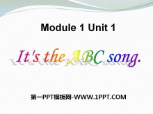 《It/s the ABC song》PPT课件3