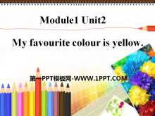 《My favourite colour is yellow》PPT课件