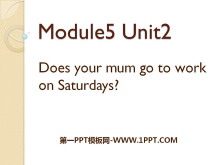 《Does your mum go to work on Saturdays?》PPT课件