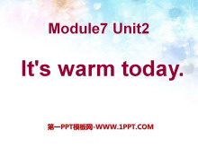 《It/s warm today》PPT课件2