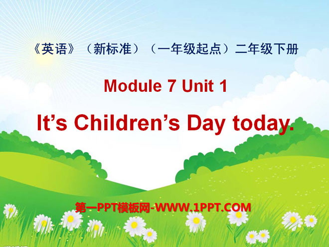 《It\s Children\s Day today》PPT课件4