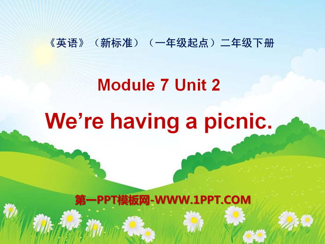 《We\re having a picnic》PPT课件2