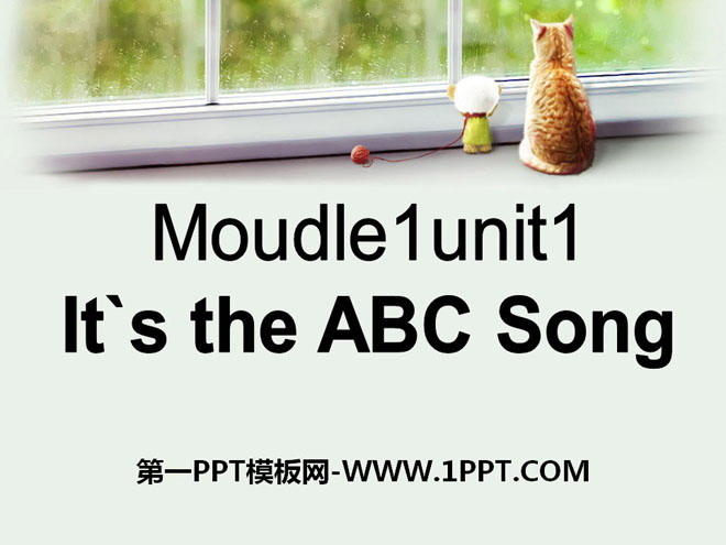 《It\s the ABC song》PPT课件4