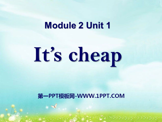 《It\s cheap》PPT课件3