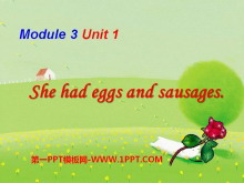 《She had eggs and sausages》PPT课件3