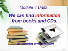 《We can find information from books and CDs》PPT课件3