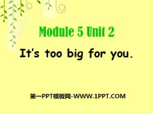 《It/s too big for you》PPT课件5