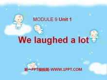 《We laughed a lot》PPT课件4