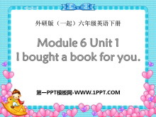 《I bought a book for you》PPT课件2