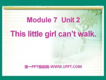 《This little girl can/t walk》PPT课件2