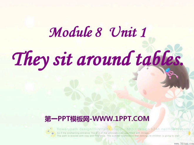 《They sit around tables》PPT课件2