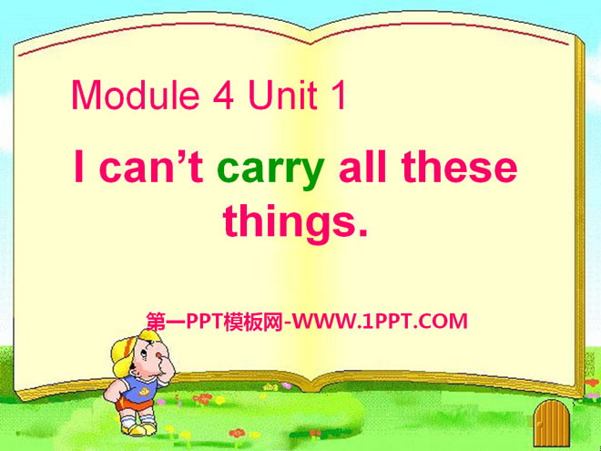 《I can\t carry all these things》PPT课件3