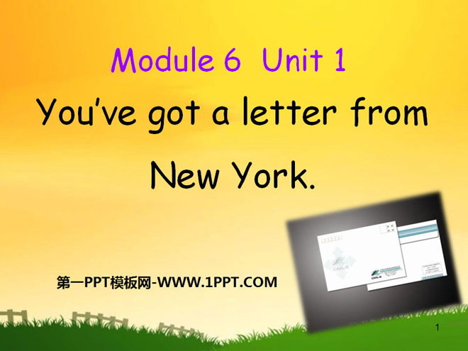 《You\ve got a letter from New York》PPT课件2