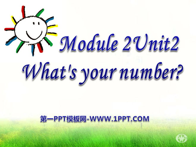 《what\s your number?》PPT课件