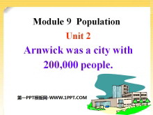 《Arnwick was a city with 200.000 people》Population PPT课件2