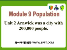 《Arnwick was a city with 200.000 people》Population PPT课件3