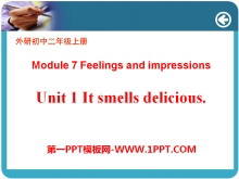 《It smells deliciou》Feelings and impressions PPT课件4