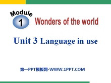 《Language in use》Wonders of the world PPT课件2