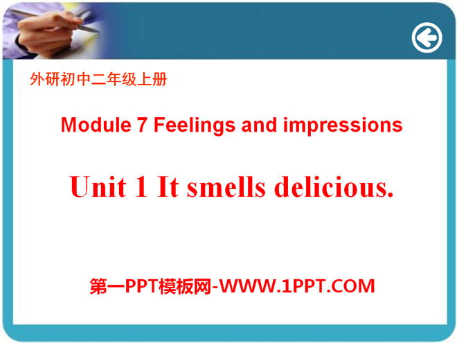 《It smells deliciou》Feelings and impressions PPT课件4