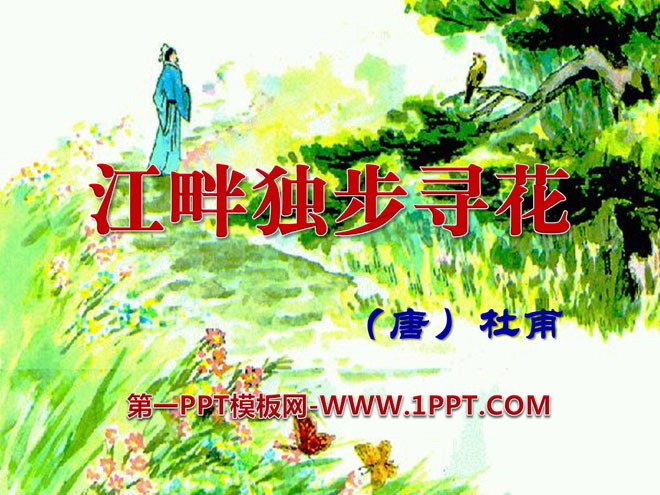 《江畔独步寻花》PPT课件7