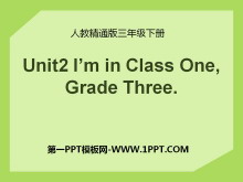 《I/m in Class OneGrade Three》PPT课件5